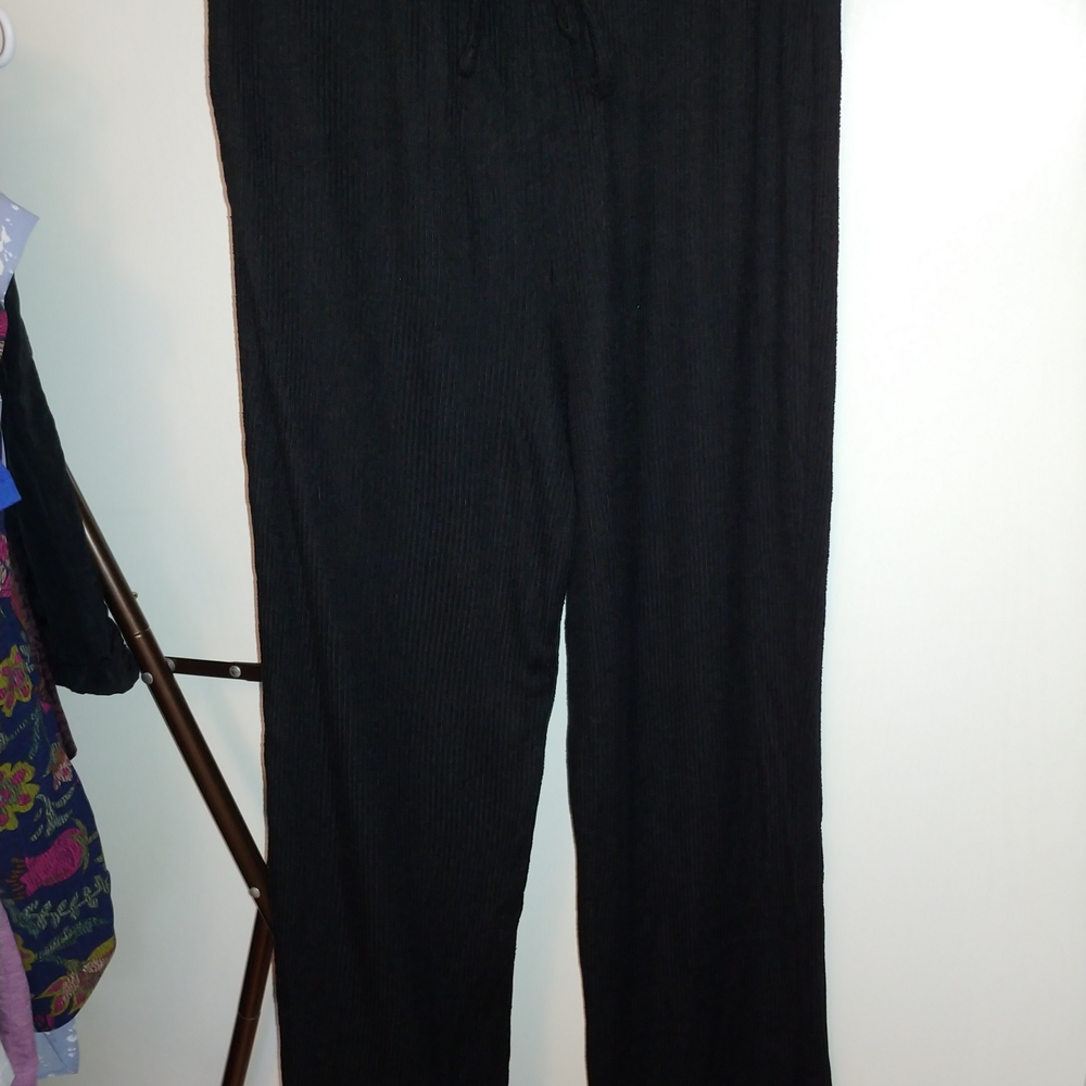Women's Black Open Front Cardigan Sweater - Picture 3 of 3